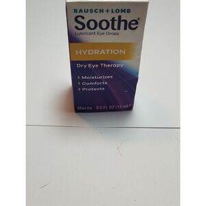 Bausch + Lomb Soothe Hydration Lubricant Eye Drops, 15 ml